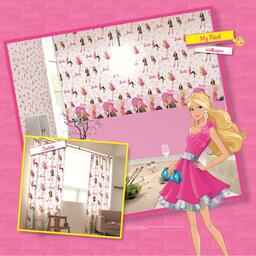 Giấy dán tường hình công chúa Barbie