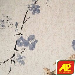 Giấy dán tường chống ẩm hoa đào HC123